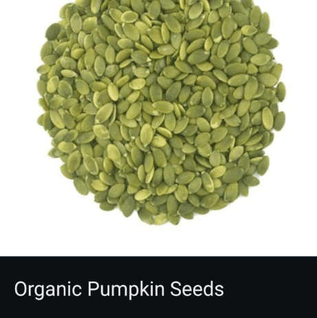 Premium Organic Raw Pumpkin Seeds (Pepitas) 1 KG