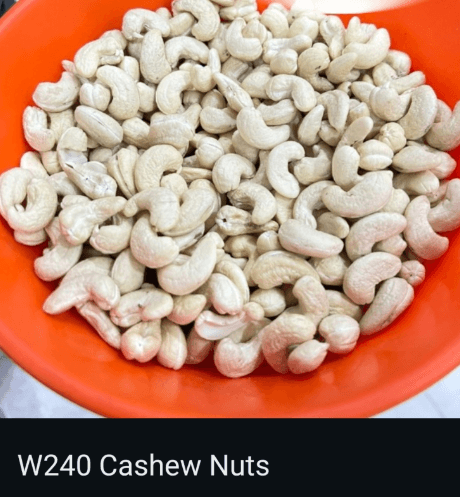 Choice Premium W240 Whole Cashew Nuts 1 KG